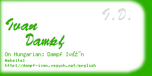 ivan dampf business card